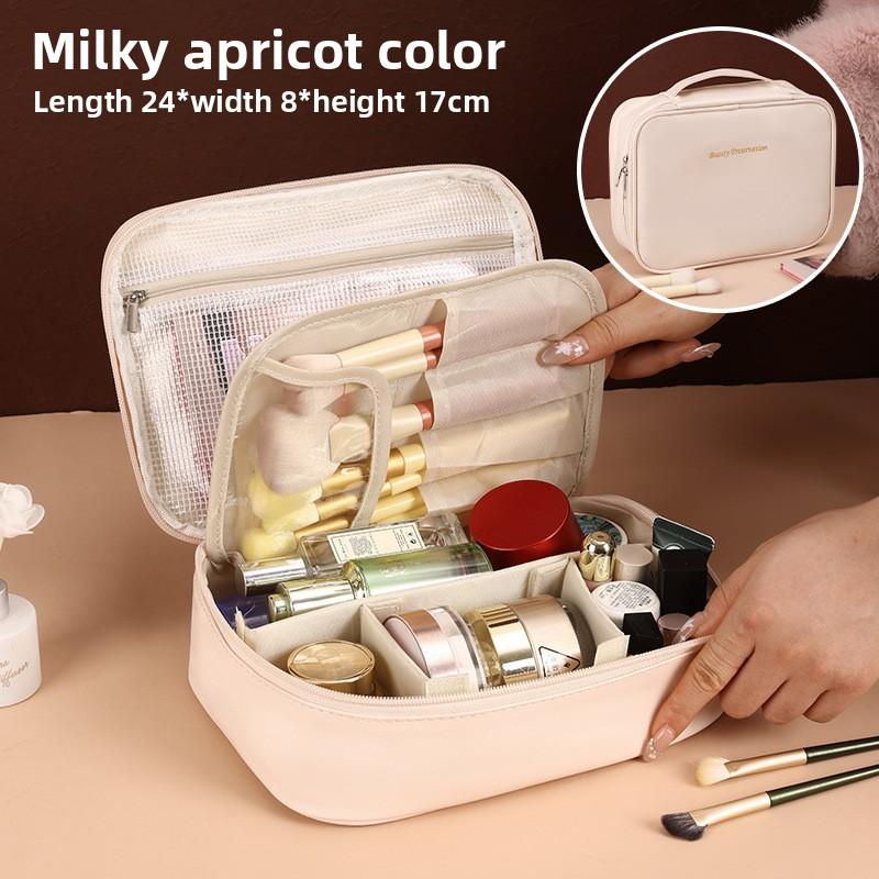 New Waterproof Large-Capacity Multi-Layer Makeup Bag Portable Travel Toiletry Bag with Handheld Design for Business Trips