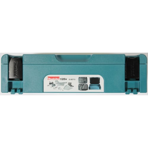 Makita 120-piece maintenance set in Makpac case E-08713