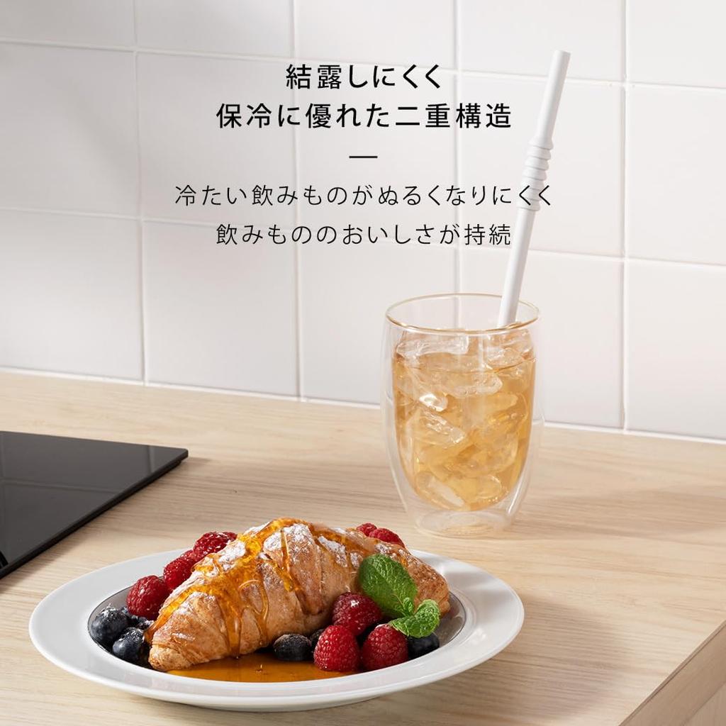 BODUM Teapot, Tea Maker, TEA FOR ONE, Double-Walled Glass with Tea Filter, 350ml, Black, for Black Tea, Green Tea, Chinese Tea, Herbal Tea, and Fruit