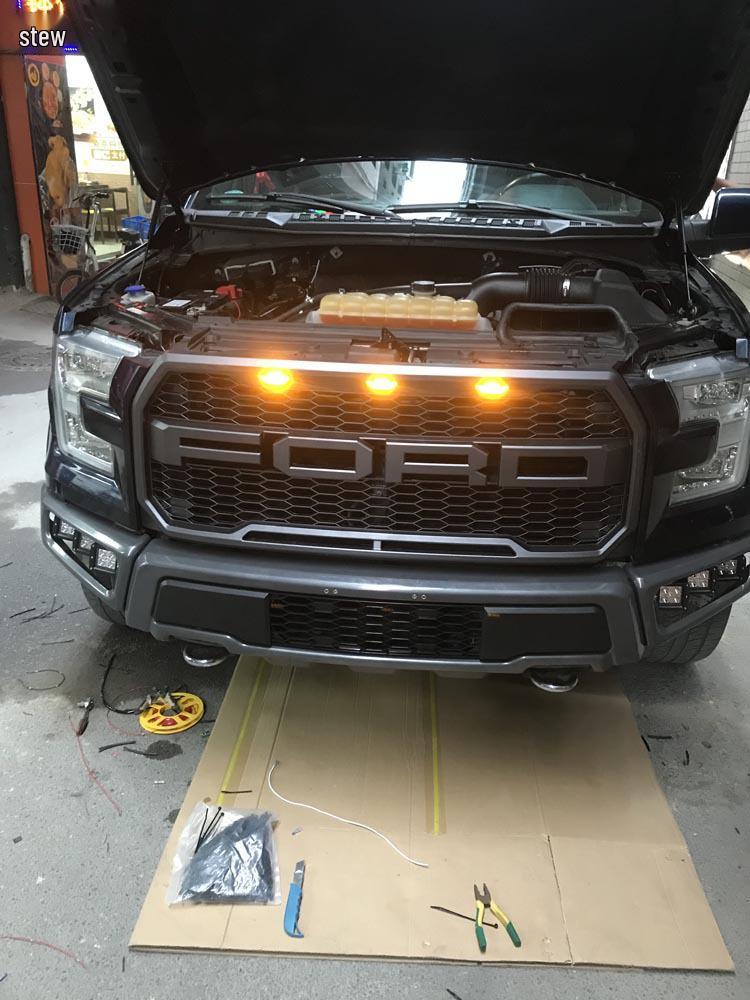 Ford F150 Raptor Style Split Front Bumper for 2015-2017 Models