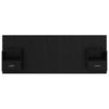 Headboard with Cabinets 3 Pcs Black Oak Effect Particleboard