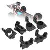 Front Wheel Seat Rear Wheel Seat C Shaped Seat Fit for   1:14 144001 RC Car(Black )