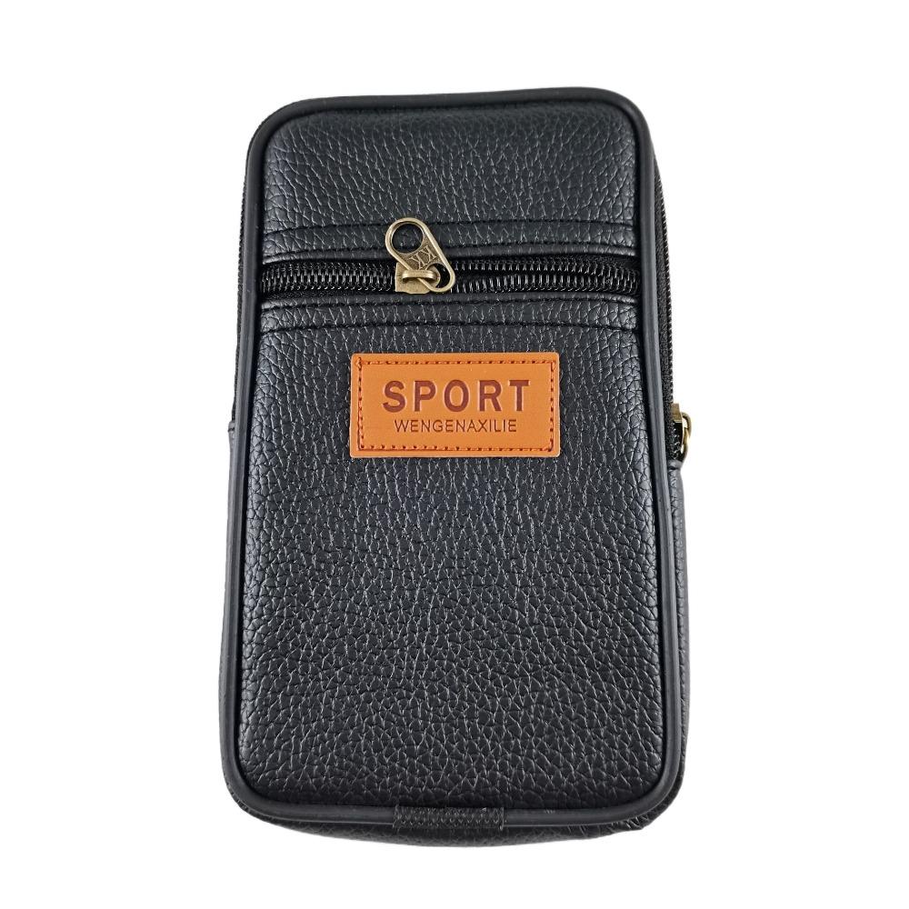 

Сумка на пояс из ПУ кожи для занятий спортом на открытом воздухе, вертикальный чехол для телефона с ремнем, подвесная сумка, спорт на открытом воздухе Style D