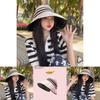 Stylish Summer Sun Protection Hat Women Korean Fashion Versatile Look Younger