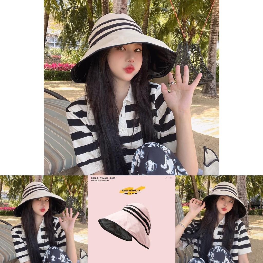 Stylish Summer Sun Protection Hat Women Korean Fashion Versatile Look Younger