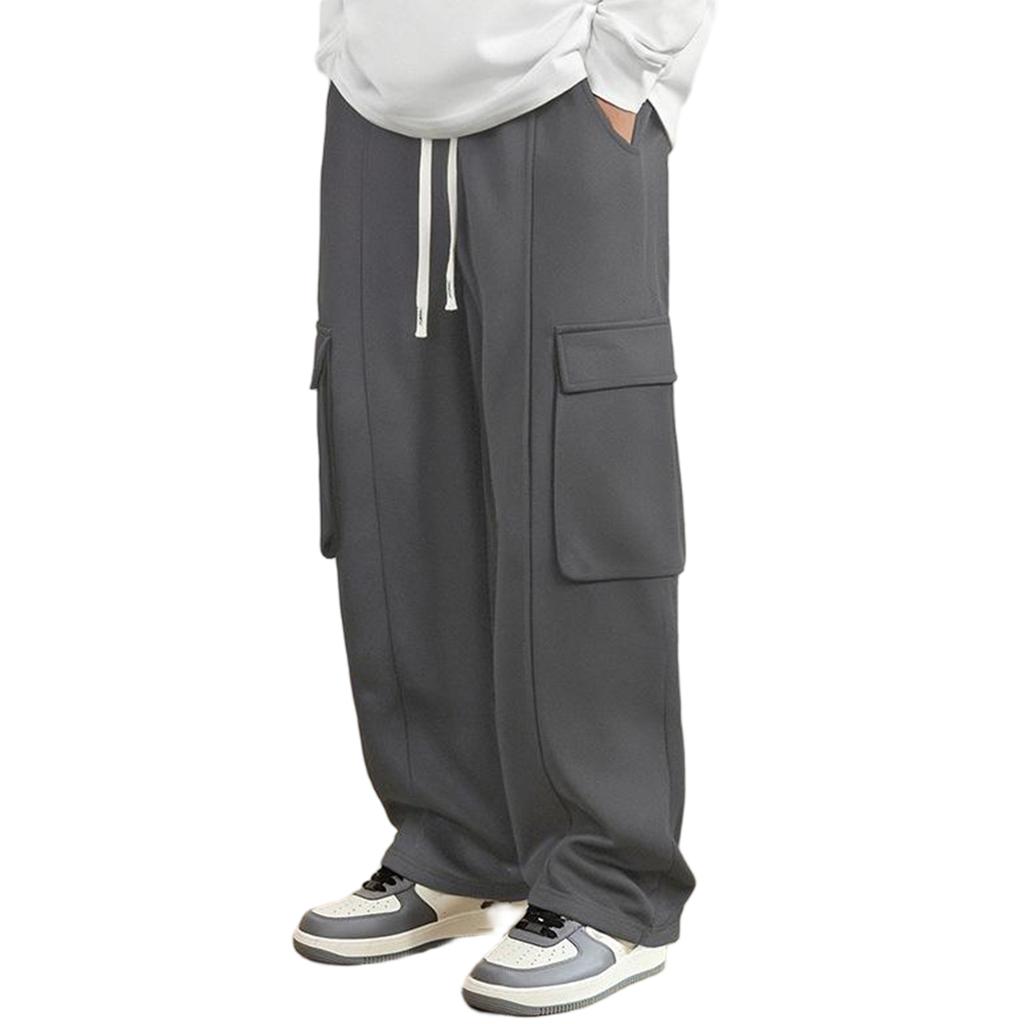 Herren Freizeit- Cargohose Lockerer Schnitt Gerades Bein für Frühling und Alltag