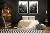 Picture posters In a frame 53x73cm Diptych Set of 2 pictures Mountains Road P2092