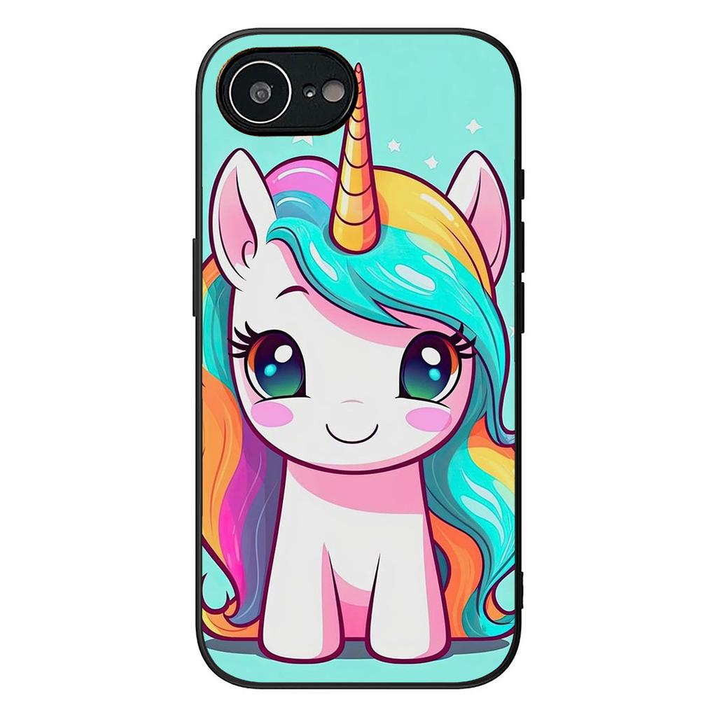 Rainbow Unicorn Anime Cartoon Horse Casing Cover for Samsung Galaxy S25 Edge S24 S23 FE Plus Ultra A16 A15 A55 A57 5G Phone Case