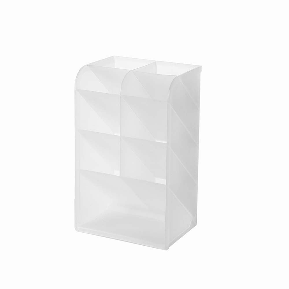 

Держатель для ручек, пластиковый наклонный органайзер, прозрачный органайзер с несколькими отделениями, настольный детский органайзер с четырьмя отделениями L прозрачный