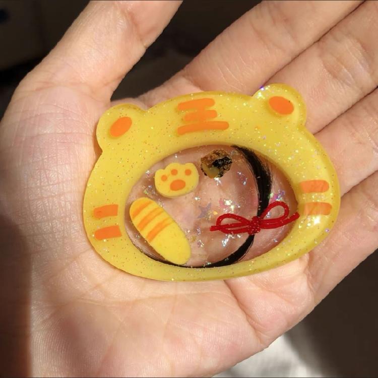 Resin Casting Shaker Mold Epoxy Quicksand Silicone Molds Resin Shaker Mold for Pendant Jewelry Keychain Decoration Craft