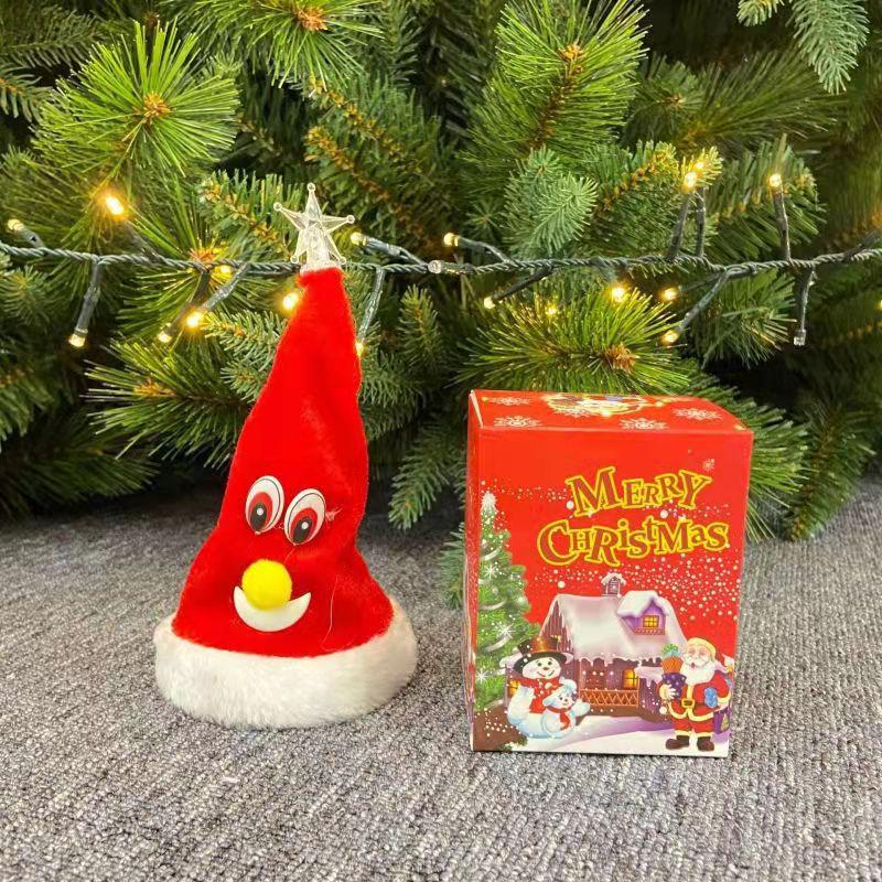 Elektrische Kletterleiter Weihnachtsmann mit Perlen - Grenzüberschreitende Weihnachtsdekoration und Kindergeschenk für Einkaufszentren