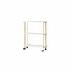 Multi-Tier Corner Stand Space-Saving Shelf Universal Floor-Standing Simple Design for Decor Aficionados