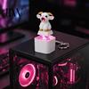 Clicker with Light Sound 1/2/3Pcs Screaming Goat Keyboard Fidget Toy, Rechargeable Sheep Finger Desk Toy Sound, Animal Push Button Decompression