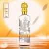 Premium Embossed Dragon Pattern Glass Wine Bottle, 1 Jin Capacity, Transparent Baijiu Home Brew Storage.