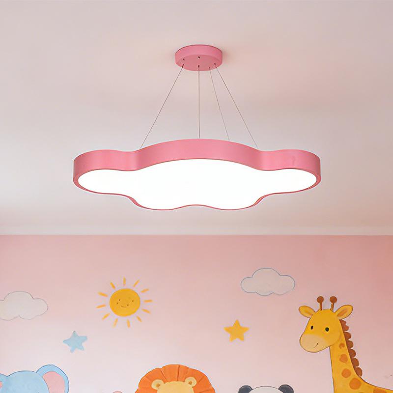 Creative Cartoon Cloud LED Pendant Light for Kindergarten Classroom