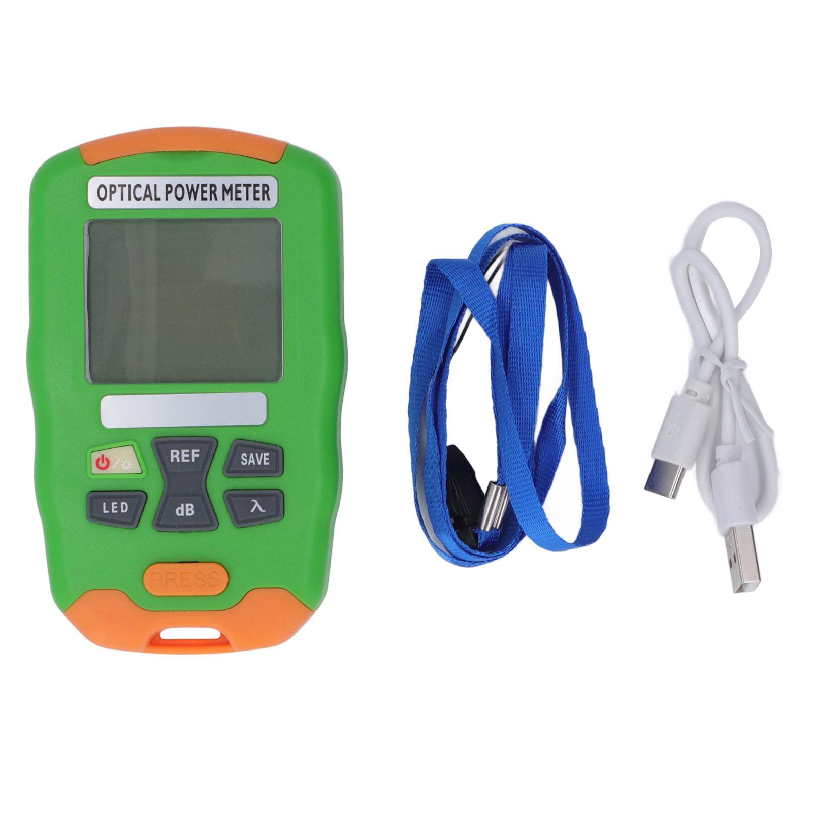 

Optical Fiber Power Meter Rechargeable Optic Cable Tester 70~+10dbm for Maintenance