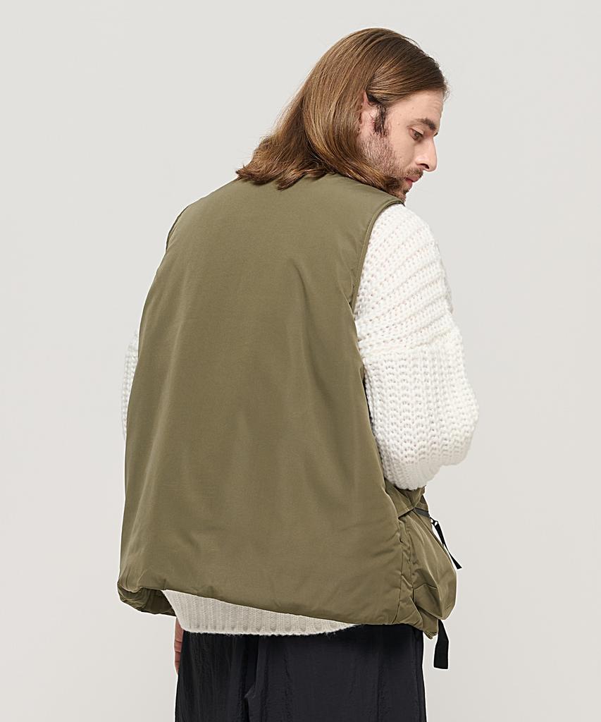 Cargobros Cb Quilted Multi-Pocket Padded Vest (Khaki)