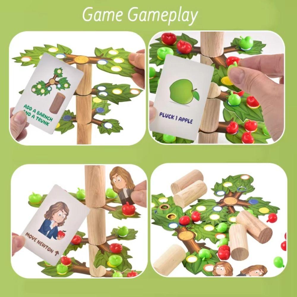 Montessori Sensory Balance Training Toy Wooden Balance Tree Assembled Toys  Children Girls Boys