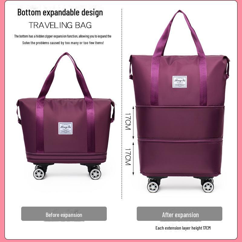 Oxford Waterproof Travel Storage Bag - Perfect for Clothes, Moving, Business Trips, and Gym.