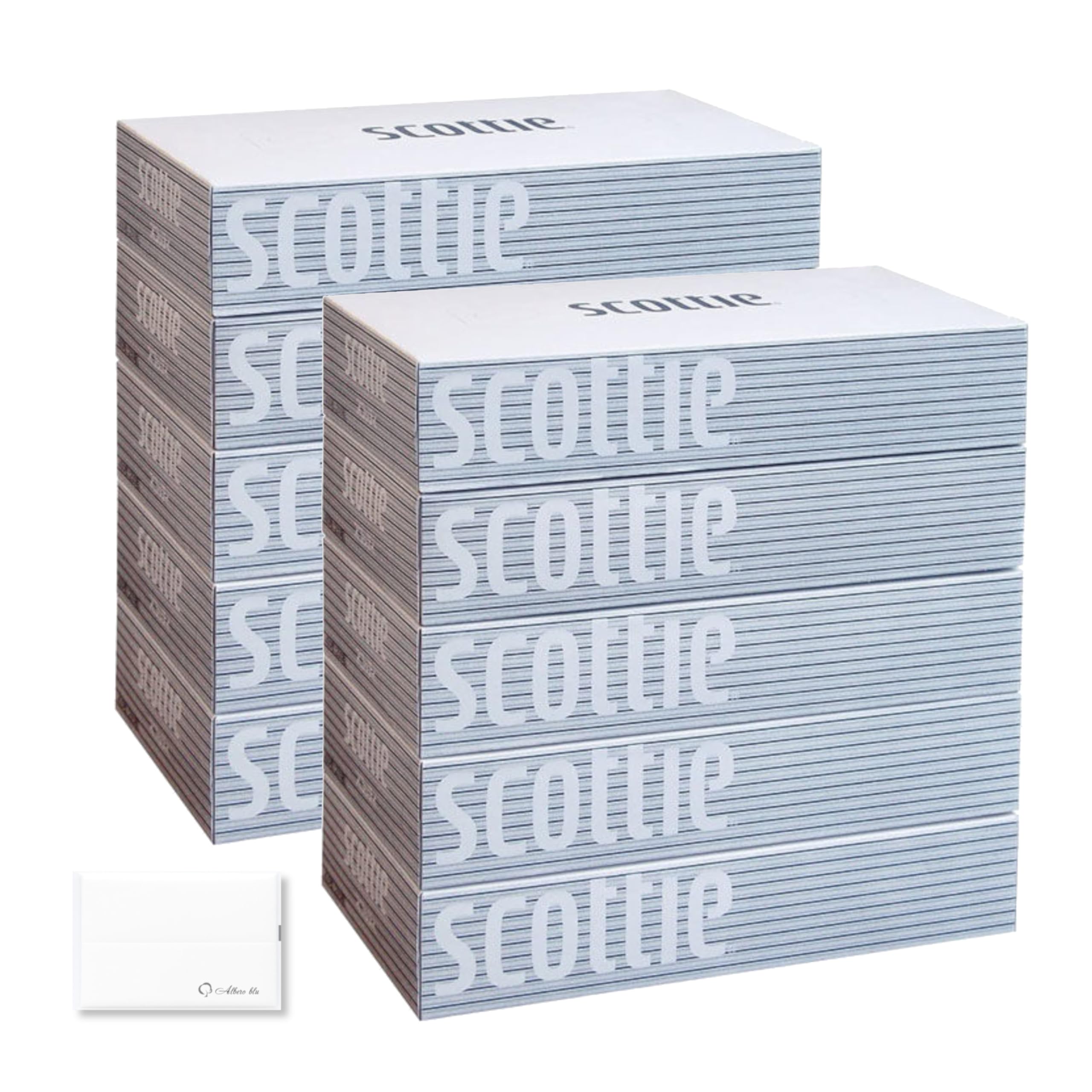 Tissues sheets x 5 boxes x 2 White Box Tissues Simple Original Tissues Included (400 (200 pairs) sets) белый