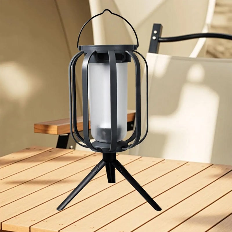 Solar LED Outdoor Garden Light USB Rechargeable Camping Atmosphere Lantern Courtyard Antique Lamp for Patio Garden Porch Pathway