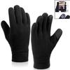 Guantes Cálidos de Invierno Polar Fleece Clima Frío Equitación Guantes de Esquí Pantalla Táctil Mujer Y Hombre Guantes Térmicos para Correr Senderismo