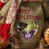 Christmas Candy Gift Bag Santa Claus Elk Snowman Doll Tote Bag Christmas Decoration 2025 Happy New Year Party Favors