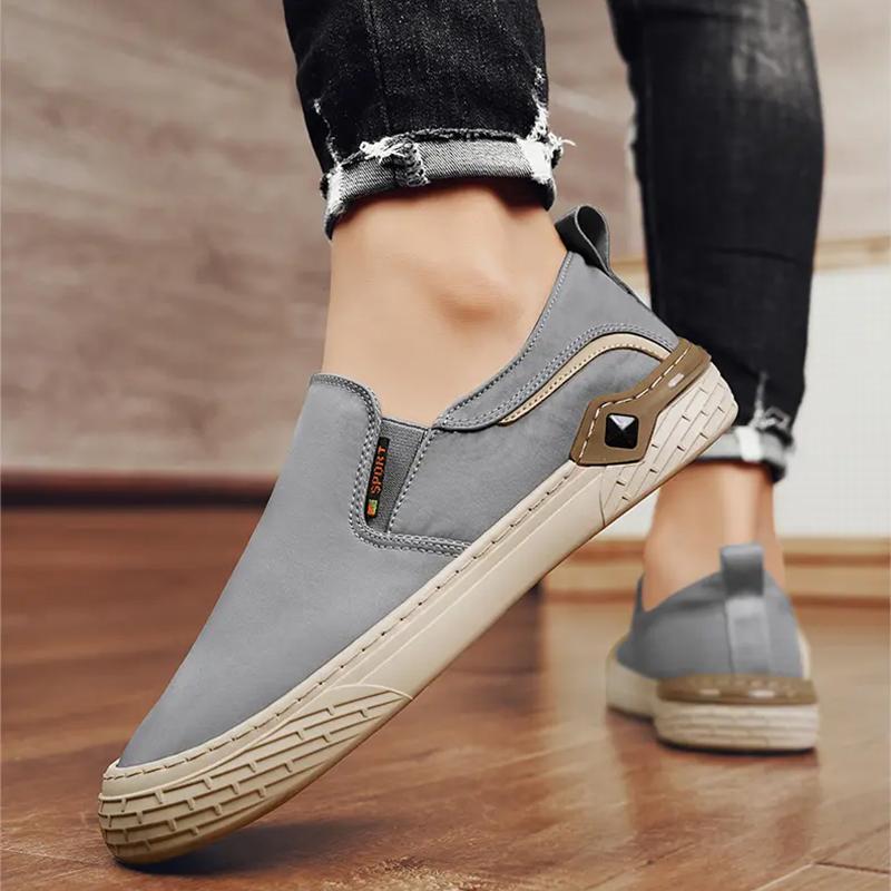 Men Shoes 2024 New Men Casual Shoes Breathable Classic Canvas Slip on Shoes for Men Breathable Walking Sneakers Men's Loafers