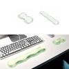 Ergonomic Gel Wrist Rest Pad Transparent Silicone Gel Wrist Pad Mouse Wrist Support Pad Home