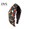 Daily Makeup Face Washing Headband Halloween Headbands for Women Girls, Wide Knotted with Witch Spider Web Themed Hair Styling Tools Ghost Pumpkin,