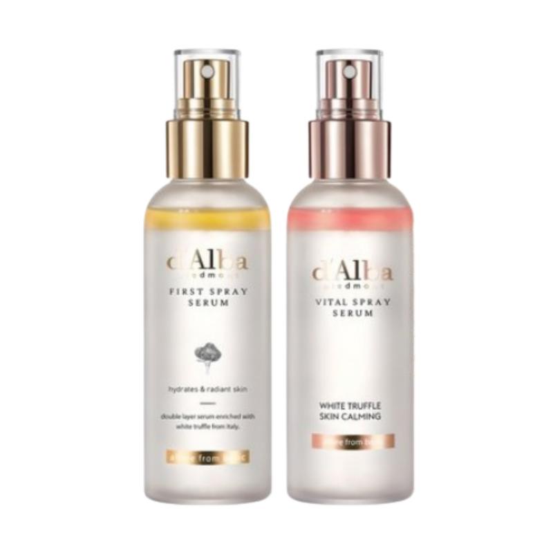 d'Alba White Truffle First Spray Serum 100ml + Vital Spray Serum 100ml