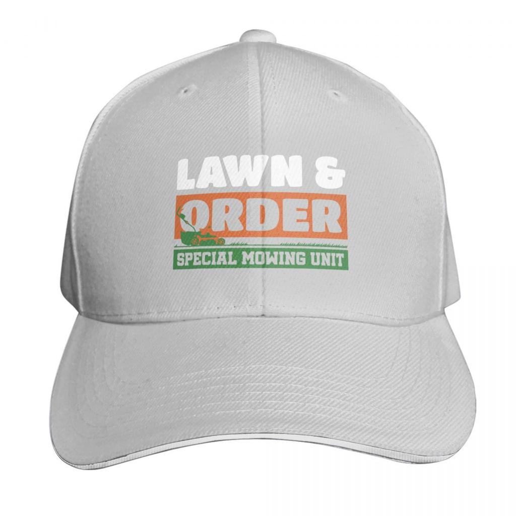 Funny Lawn Order Special Mowing Unit Baseball Cap Vintage Retro Embroidered Lightweight Packable Gift For Him Her