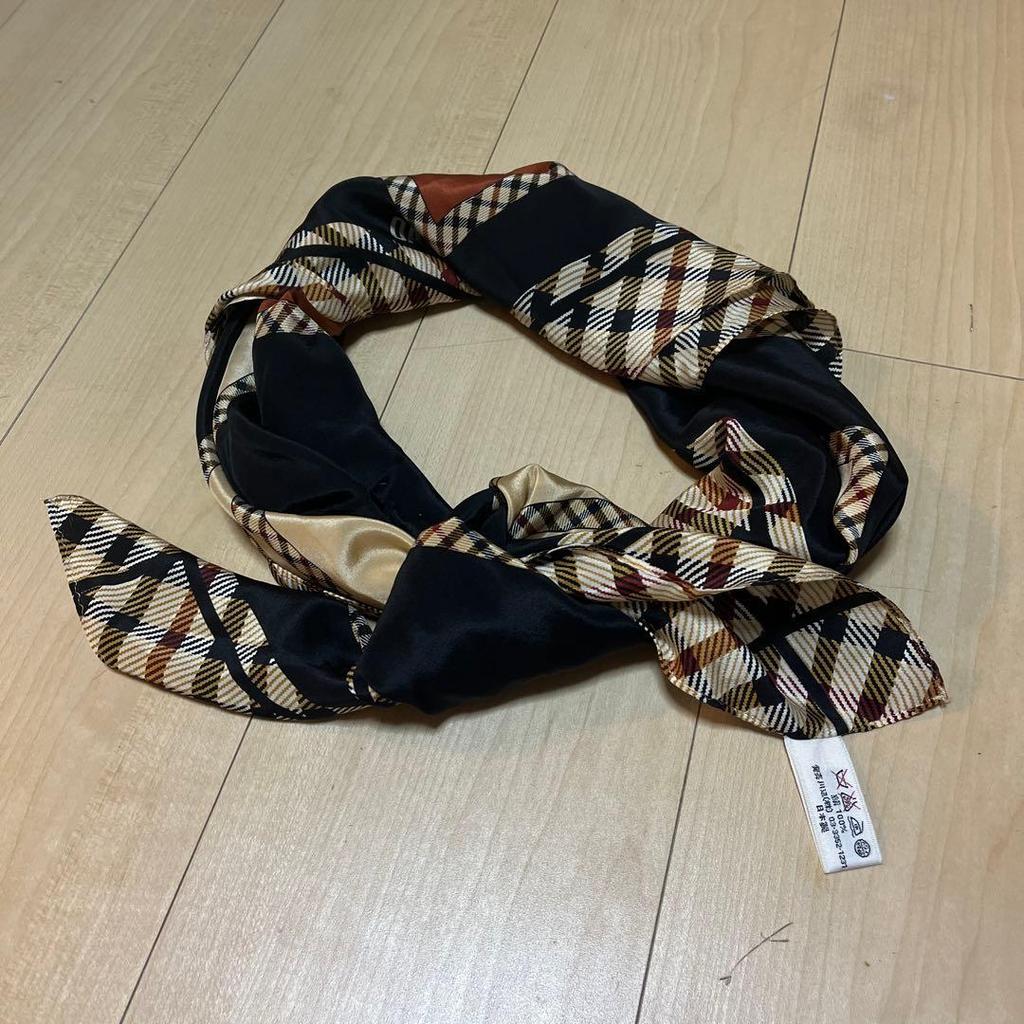 Used DAKS square scarf
