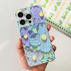 Flower Butterfly Women Fashion Back Cover For iPhone 16 Pro 16 Plus 16 Pro Max Phone Funda Transparent Soft TPU Silicone Case