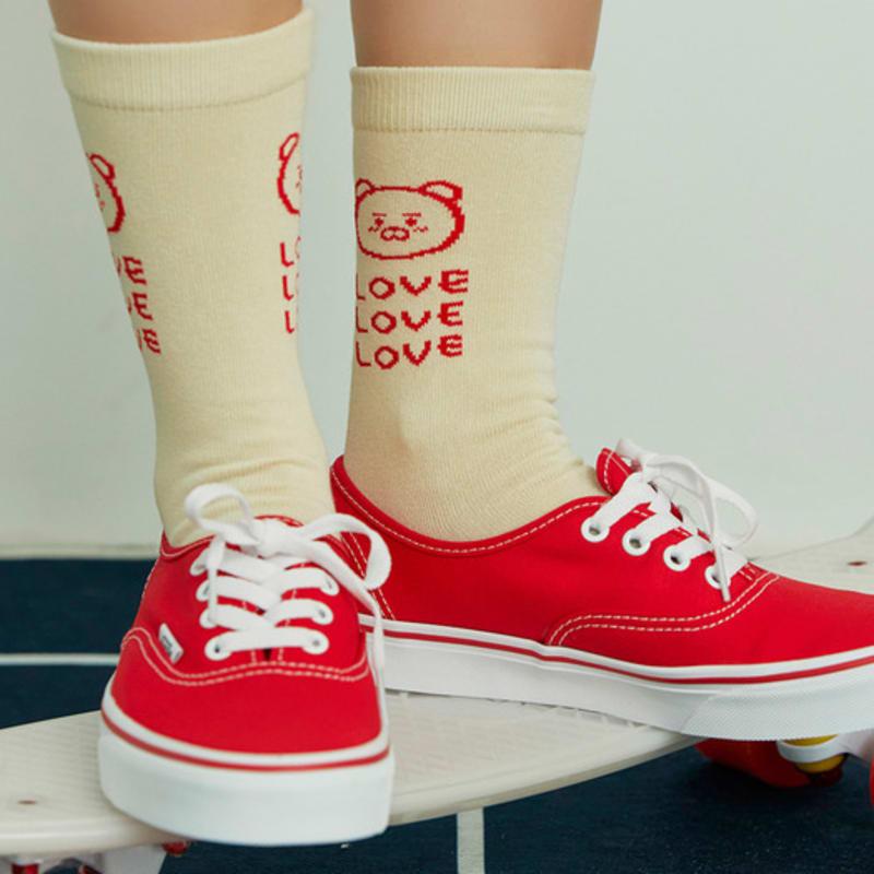 Kakao Friends Fluffy Daily Socks_Ryan