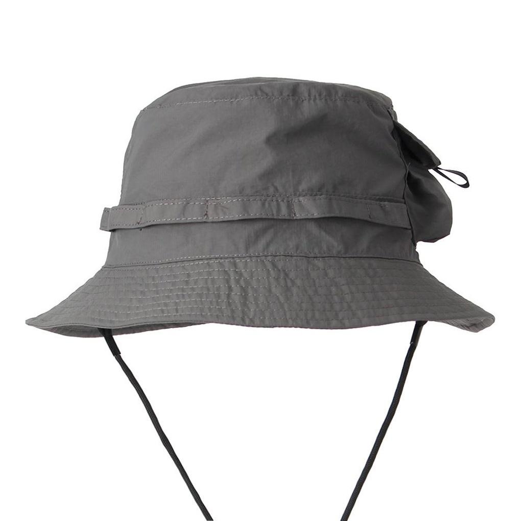 Chapéu Dobrável de Bolso para Caminhada (cinzento) Chapéu para Esportes ao Ar Livre