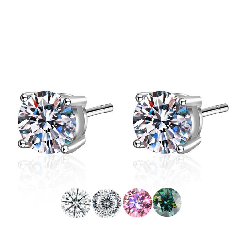 D Color High Quality Custom Moissanite Earing Affordable Price Fashion Jewelry Luxury Earrings