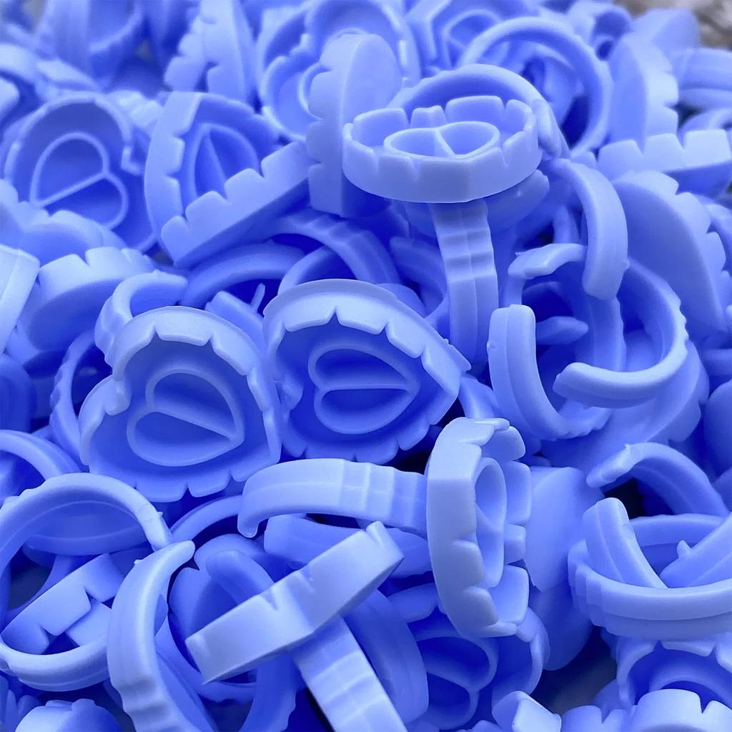 1000Pcs Disposable Eyelash Glue Fan Cup Rings Holder Container Tattoo Pigment Eyelash Extension Tools Lash Supplies Wholesale