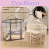 Collapsible Laundry Basket With Large Capacity For Home Use And Bathroom Storage