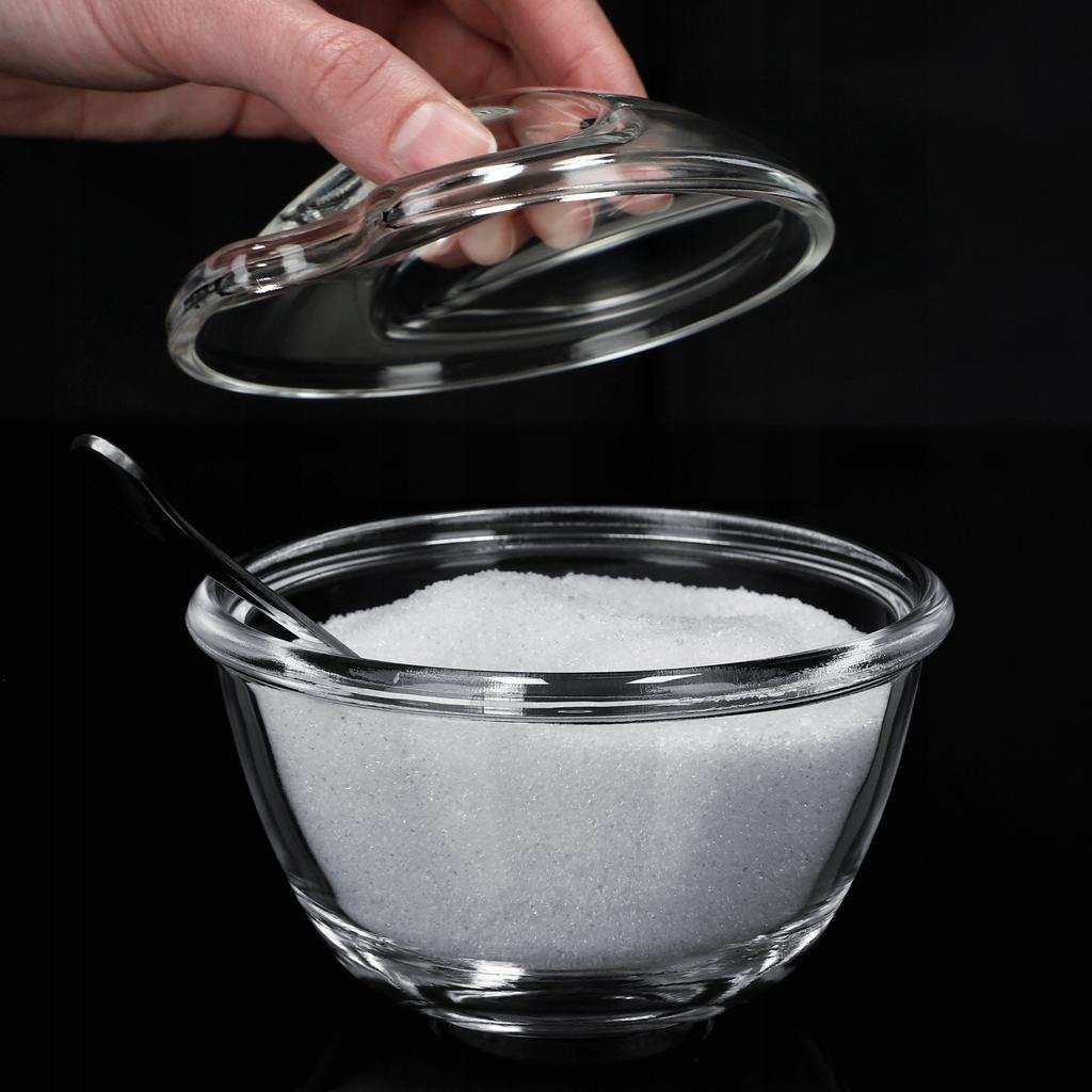 KADAX Sugar Bowl Sugar Bowl With Lid Glass Container For Sugar Elegant