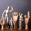Jointed Wooden Puppet Doll: Handcrafted Human Body Ornament & Decompression Gadget.