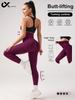Seamless High-Waist Peach Butt Yoga Tights - No Camel Toe, Ultra-Elastic, Long Fitness & Running Pants