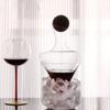 Creative Crystal Glass Wine Decanter with Slanted Spout – Ice Wine Carafe
