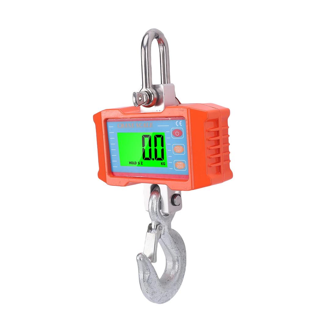 Digital Crane Scale 1000kg 2200lb High Precise LED Display Industrial Hanging Scale with Remote Control for Farm