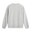 Li-Ning Comfortable Casual Loose Simple Round Neck Pullover Sweatshirt Unisex Sweatshirt Heather-Gray Geological-Gray AWDV247-4