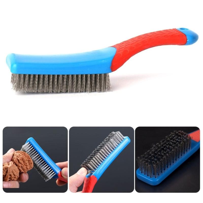 Durable Metal Wire Cleaning Brush MultiPurpose For Polishing Removing Rust Dirt On Antiques Metal Wire