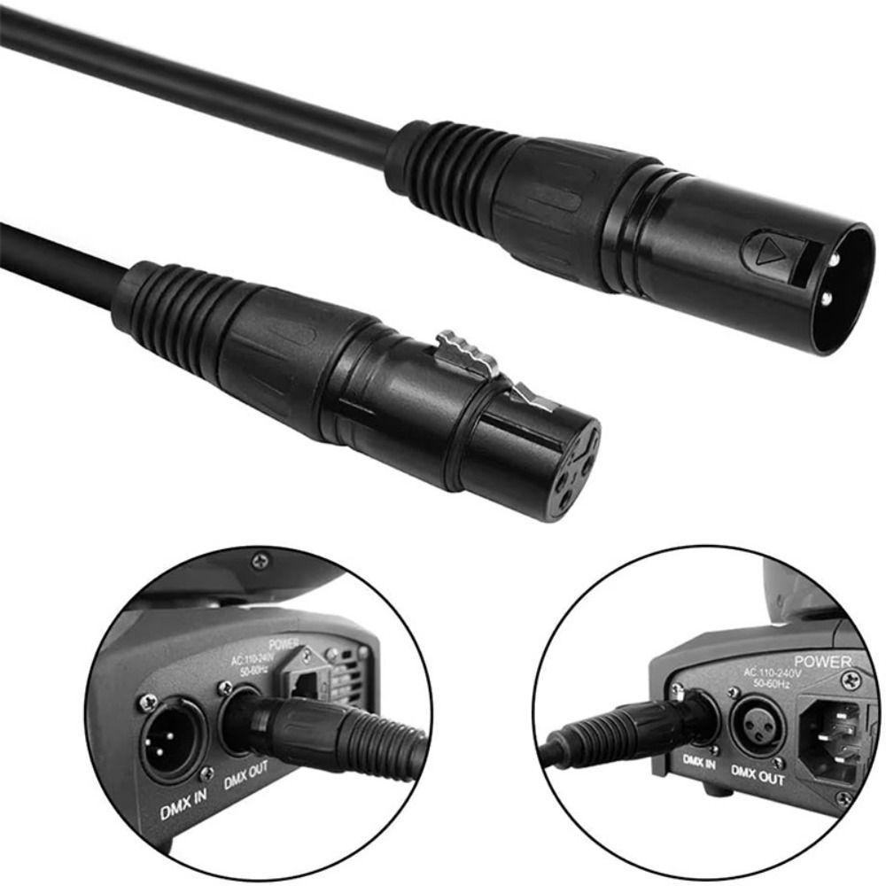 Male To Female 3 Pin Signal Cable XLR Adapter Male To Female Balanced Line  Microphone Supplies