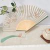 Antique Fan Folding Fan Chinese Style Han Costume Cheongsam Fan New Chinese Summer Female Fan Portable Small Folding Fan Fresh