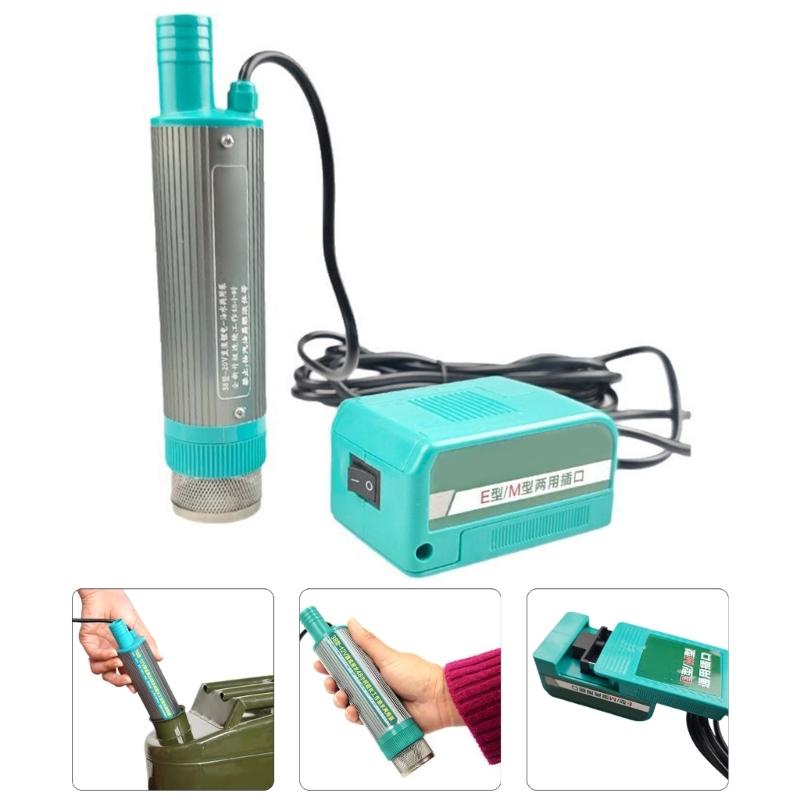 Durability Aluminum Oil Pump Tool Compactly Design for 18V Battery Garage Emergency Kit and Mechanical Repairs Devices