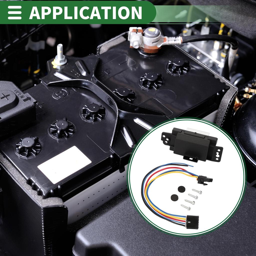 Motoforti HVAC Blower Motor Resistor, Heater Blower Resistor for GMC EN-VOY 2003-2009, Metal and Plastic, No. 2275 4990, Black, 1 Set.